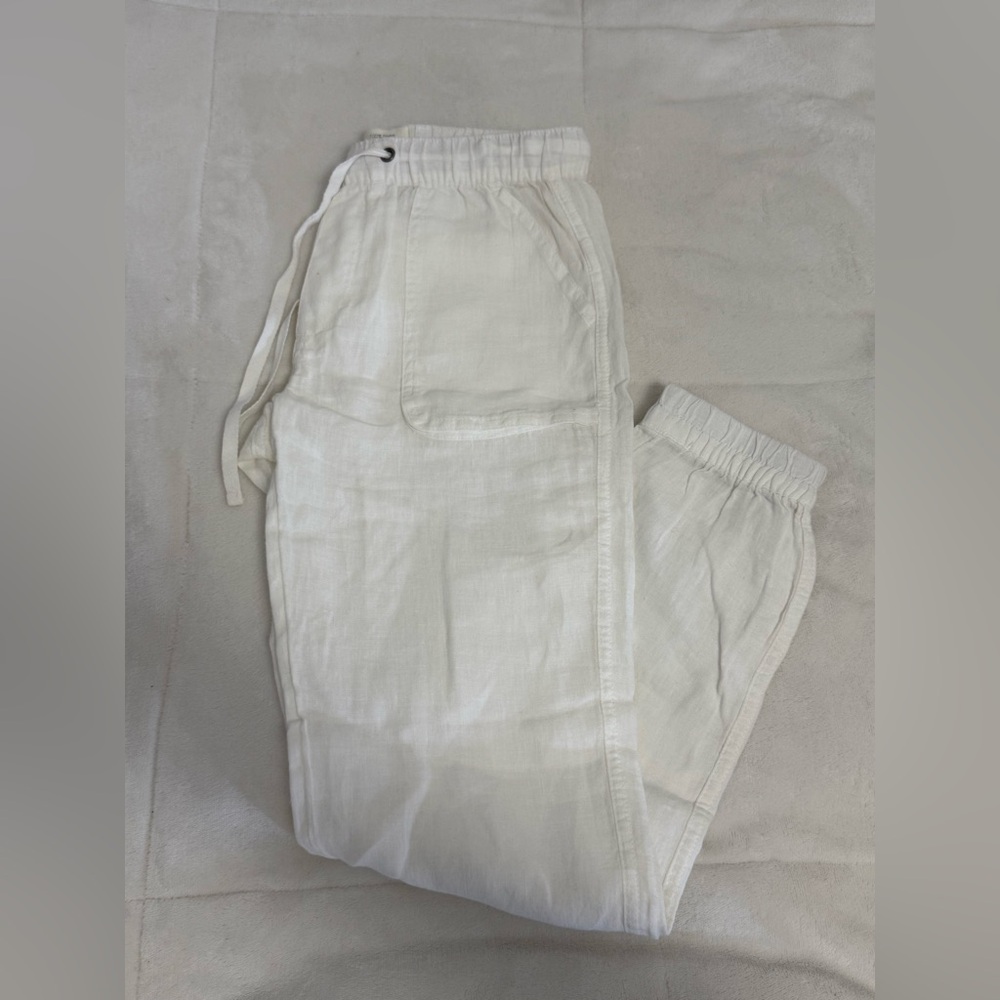 C&C California Cream Linen Pants